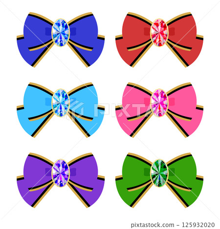 Ribbon set decorated with cute jewels Decoration Material Red Blue Green Pink Light Blue Purple Ribbon set decorated with cute jewels Decoration Material Red Blue Green Pink Light Blue Purple 125932020