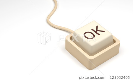 OK button on keyboard. The button symbolizes confirmation, agreement, approval, online interactions, user actions, and digital acceptance. OK button on keyboard. The button symbolizes confirmation, agreement, approval, online interactions, user actions, and digital acceptance. 125932405