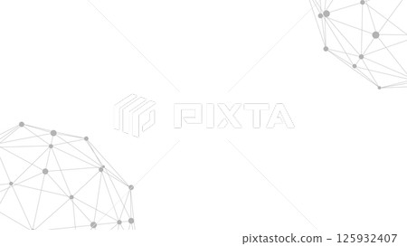 Technology abstract background. Dots connected by lines. Minimalist mesh backdrop. Abstract polygonal shape. Technology abstract background. Dots connected by lines. Minimalist mesh backdrop. Abstract polygonal shape. 125932407