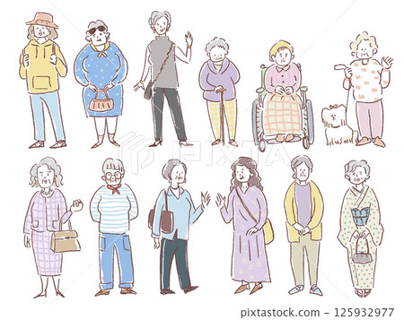 各類高級婦女、老年婦女、婦女、 各類高級婦女、老年婦女、婦女、 125932977