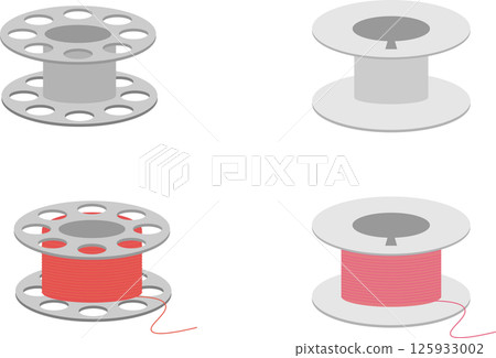 一套各種縫紉機底線材料 一套各種縫紉機底線材料 125933002