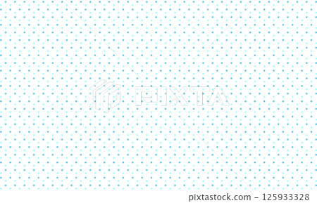 A pattern of loose circular light blue and blue dots arranged in a hexagonal shape. 125933328