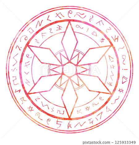 Magic circle (red) Magic circle (red) 125933349