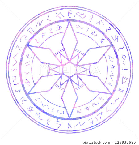Magic circle (purple) 125933689