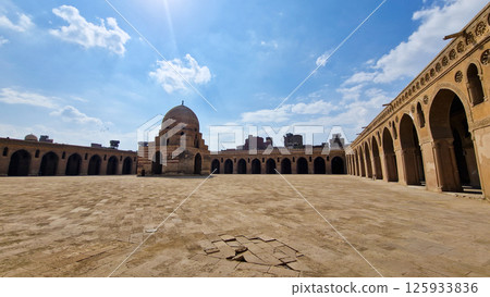 Mosque of Ibn Tulun in the Cairo, Egypt Mosque of Ibn Tulun in the Cairo, Egypt 125933836