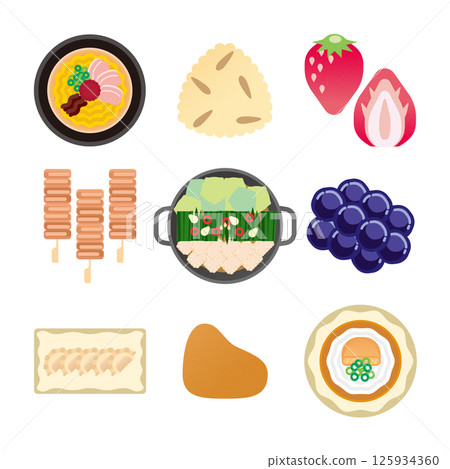 福岡美食插畫集2 福岡美食插畫集2 125934360