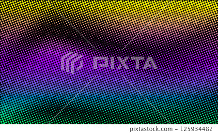 Halftone pattern with a vibrant gradient 125934482