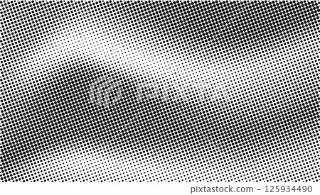 Halftone pattern with varying dot density. Halftone pattern with varying dot density. 125934490