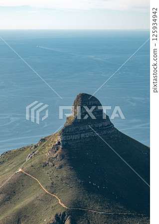 View Lion's Head mountain from Table Mountain View Lion's Head mountain from Table Mountain 125934942