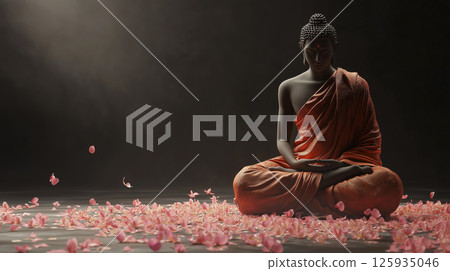 Buddha illustration 125935046