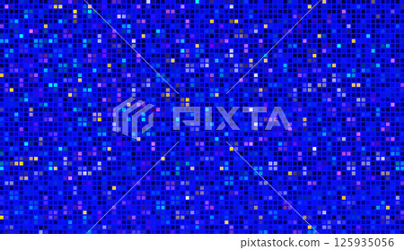 Abstract background with a grid of small colored squares. Abstract background with a grid of small colored squares. 125935056