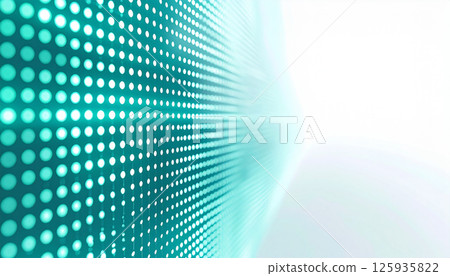 與光線融為一體的藍綠色點網格結構 125935822
