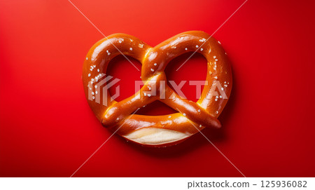 Image of a pretzel Image of a pretzel 125936082