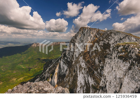 Summer Mountain Landscape with Suva Planina 125936459