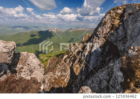 Summer Landscape with Dry Mountain in Serbia Summer Landscape with Dry Mountain in Serbia 125936462