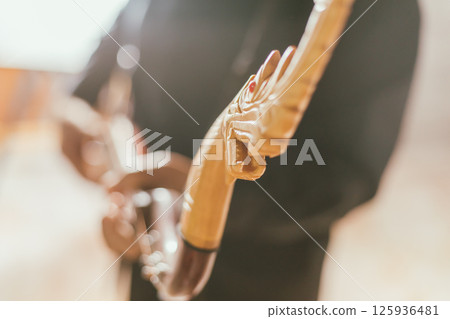 Close up hand playing Thai Mandolin Close up hand playing Thai Mandolin 125936481