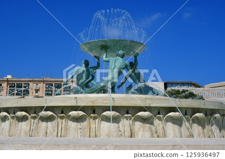 Republic of Malta, Malta, Valletta, Triton Fountain 125936497