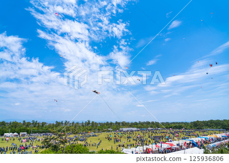 Hamamatsu Festival, Kite-flying contest at Nakatajima Sand Dunes (Hamamatsu City, Shizuoka Prefecture) Hamamatsu Festival, Kite-flying contest at Nakatajima Sand Dunes (Hamamatsu City, Shizuoka Prefecture) 125936806