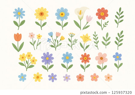 Flower icon Flower icon 125937320