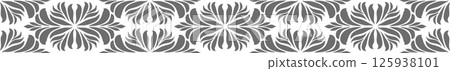 Damask pattern seamless vector wallpaper. Seamless ornament in the baroque style. Damask flower paisley elements. Damask pattern seamless vector wallpaper. Seamless ornament in the baroque style. Damask flower paisley elements. 125938101