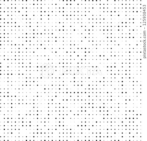 Retro halftone dot pattern in black and white. Abstract gradien 125938453
