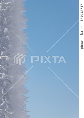 藍天和雪花 藍天和雪花 125938747