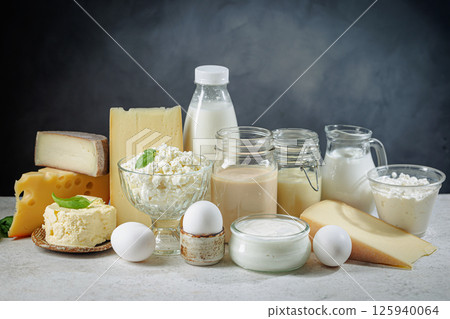 Fresh dairy products 125940064