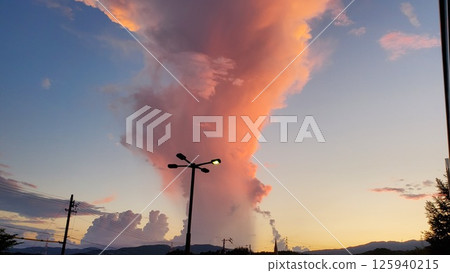 Towering in the crimson (wide composition) Towering in the crimson (wide composition) 125940215