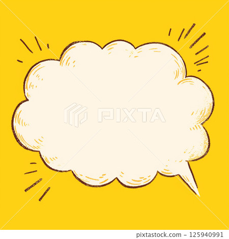 [Speech bubble] Simple speech bubble 125940991