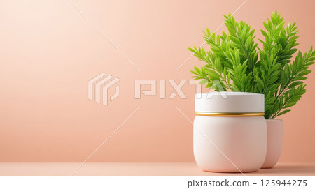 Concept natural ingredients glass jar Aloe Vera skin care, extract, aloe leaves background pastel Concept natural ingredients glass jar Aloe Vera skin care, extract, aloe leaves background pastel 125944275