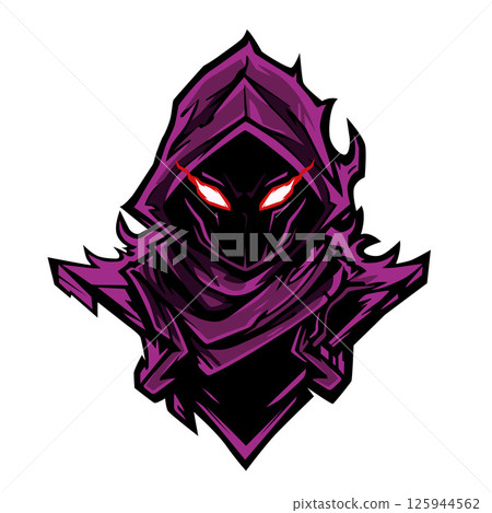 witch wizrad magician icon logo witch wizrad magician icon logo 125944562