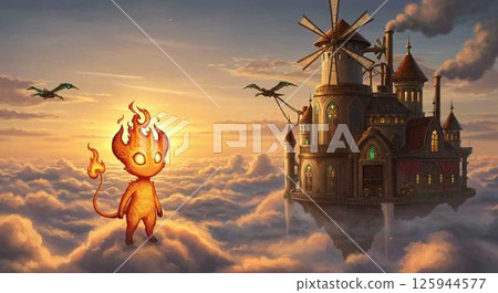 Castle in the Sky and Something in Flames 125944577
