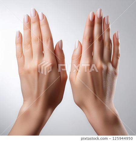 Close up of a woman's hand 125944950