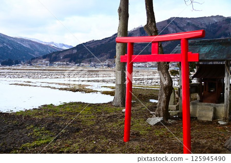 從神社看到的釜石線 125945490