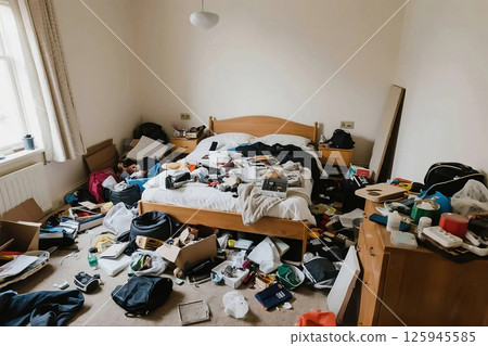 一個凌亂的房間 125945585