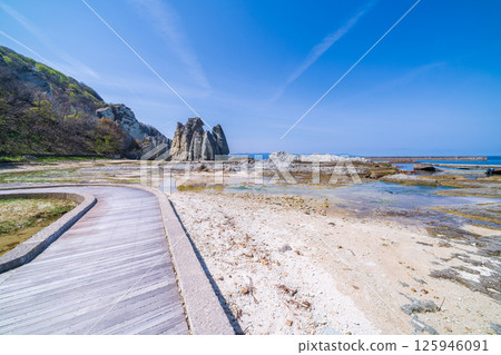 "Aomori Prefecture" Hotokegaura Promenade, Shimokita Peninsula "Aomori Prefecture" Hotokegaura Promenade, Shimokita Peninsula 125946091