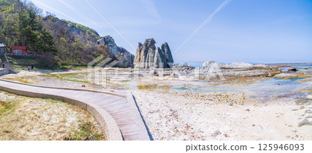 「青森縣」下北半島的穗子浦散步道 125946093
