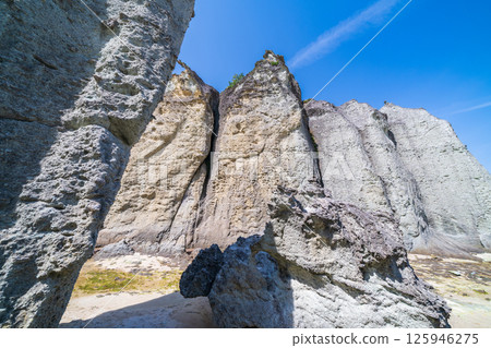 Scenery of Butsugaura, Aomori Prefecture, Shimokita Peninsula 125946275