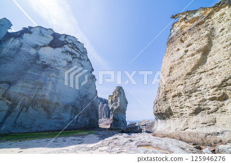 Scenery of Butsugaura, Aomori Prefecture, Shimokita Peninsula 125946276