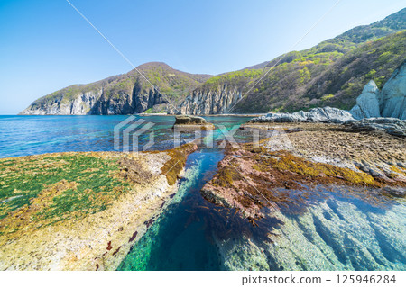 Scenery of Butsugaura, Aomori Prefecture, Shimokita Peninsula 125946284