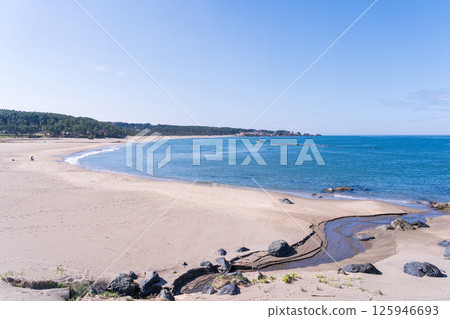 『青森縣』八戶市春季無人機空拍的種差海岸 125946693