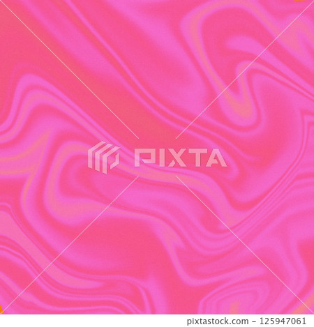 Grainy noise texture, abstract gradient background in pink colors. y2k futuristic design. Colorful liquid metal, retro backdrop 125947061