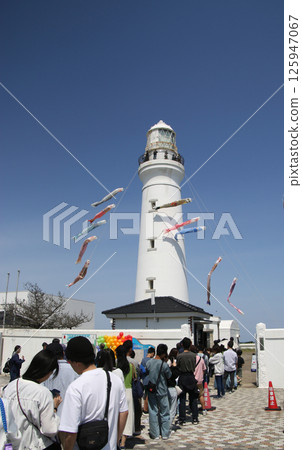 犬吠埼燈塔，犬吠埼，千葉縣銫子市，燈塔，鯉魚旗 125947067