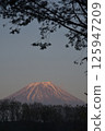 Mount Fuji at sunrise 125947209