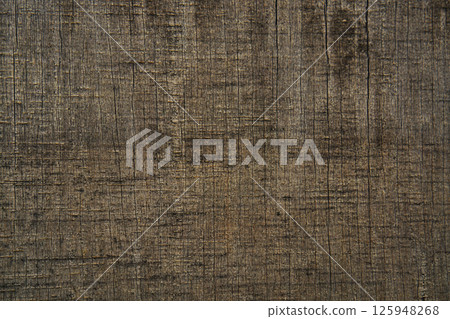 Decayed plywood exposed to the elements, texture, background material 125948268