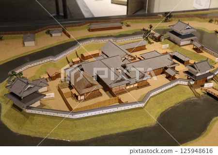 Tsuchiura Castle diorama 125948616