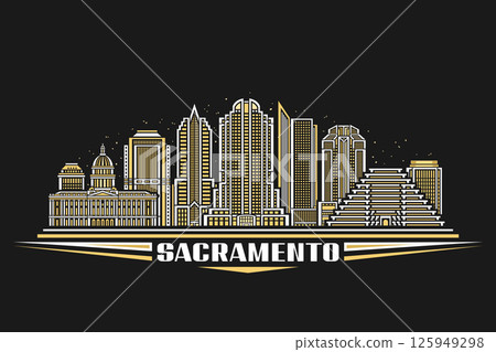 Vector illustration of Sacramento 125949298