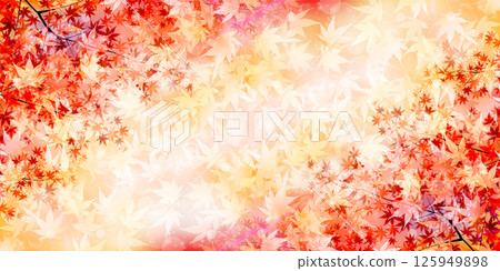  Autumn leaves maple autumn background 125949898