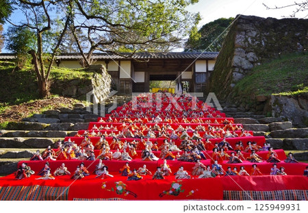 Akizuki Castle Ruins Nagaya Gate Hina Decorations 125949931