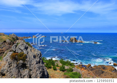 Sanriku Fukko National Park, Michinoku Sea Breeze Trail (Aomori Prefecture) Sanriku Fukko National Park, Michinoku Sea Breeze Trail (Aomori Prefecture) 125950351